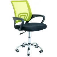 Офісне крісло керівника Richman Спайдер Сітка Чорне + Салатове