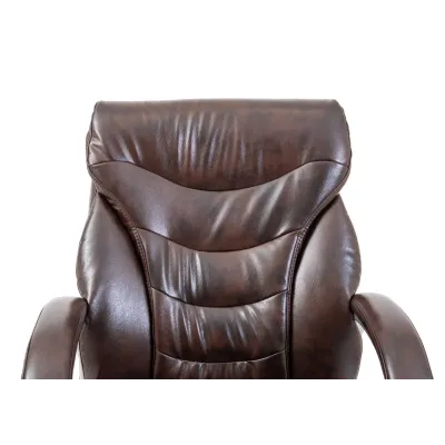 Офісне крісло керівника Richman Cagliari Титан Dark Brown Хром М1 Tilt Коричневе Офісне крісло керівника Richman Cagliari Титан Dark Brown Хром М1 Tilt Коричневе