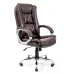 Офисное кресло руководителя Richman Калифорния Титан Dark Brown Хром М1 Tilt Коричневое