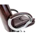 Офисное кресло руководителя Richman Калифорния Титан Dark Brown Хром М3 MultiBlock Коричневое