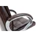 Офисное кресло руководителя Richman Arizona Титан Dark Brown Хром М1 Tilt Коричневое