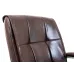 Офисное кресло руководителя Richman Arizona Титан Dark Brown Хром М1 Tilt Коричневое
