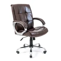 Офісне крісло керівника Richman Arizona Титан Dark Brown Хром М3 MultiBlock Коричневе Офісне крісло керівника Richman Arizona Титан Dark Brown Хром М3 MultiBlock Коричневе