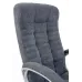 Офісне крісло керівника Richman Атлант Rosto 97 Хром М1 Tilt Сіре