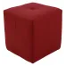 Пуфік Крісті Richman 40 x 40 x 45Н Zeus Deluxe Berry Червоний