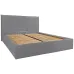 Кровать двуспальная Richman Моника Comfort 160 х 200 см Rosto 93 С подъемным механизмом и нишей для белья Серая