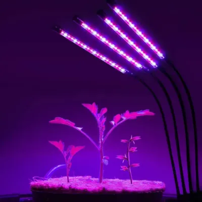 Світлодіодна фітолампа Full Spectrum 4в1 GrowLight 8 режимів яскравості + таймер управління (OJ146IU)