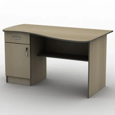 Письмовий стіл Тиса Меблі СПУ-8 1400x750 Бук