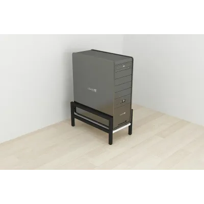 Підставка для системного блоку Ferrum-decor Нікі 21x24x45 Чорний ДСП Біле 16мм (NIK0001) Підставка для системного блоку Ferrum-decor Нікі 21x24x45 Чорний ДСП Біле 16мм (NIK0001)