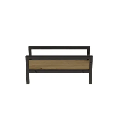 Подставка для системного блока Ferrum-decor Ники 21x24x45 Черный ДСП Дуб Артизан 16мм (NIK0006)