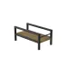 Подставка для системного блока Ferrum-decor Ники 21x24x45 Черный ДСП Дуб Артизан 16мм (NIK0006)