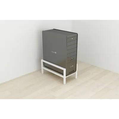 Підставка для системного блоку Ferrum-decor Нікі 21x24x45 Білий ДСП Сонома 16мм (NIK0011) Підставка для системного блоку Ferrum-decor Нікі 21x24x45 Білий ДСП Сонома 16мм (NIK0011)