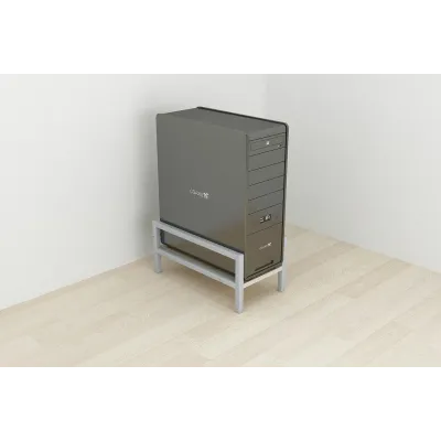 Підставка для системного блоку Ferrum-decor Нікі 21x24x45 Сірий ДСП Сонома 16мм (NIK0018)