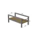 Підставка для системного блоку Ferrum-decor Нікі 21x24x45 Сірий ДСП Дуб Артізан 16мм (NIK0020)