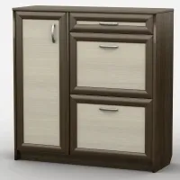 Тумба для взуття Тиса Мебель ТО-117 Венге 105x90 см