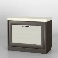Тумба для обуви Тиса Мебель ТО-123 Венге 55x60 см
