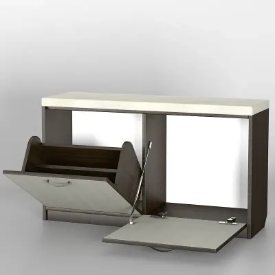 Тумба для обуви Тиса Мебель ТО-126 Венге 55x110 см
