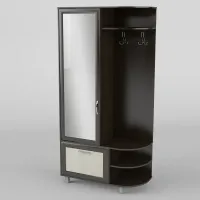 Передпокій Тиса Мебель-12 Венге Молочний 204.5x35x100 см Передпокій Тиса Мебель-12 Венге Молочний 204.5x35x100 см