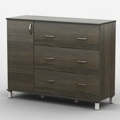 Комод Тиса Мебель АКМ-26 1 Венге 90x45x120 см