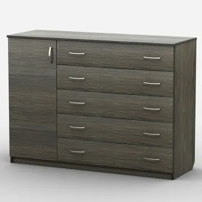 Комод Тиса Мебель АКМ-33 2 Венге 90x60x120 см