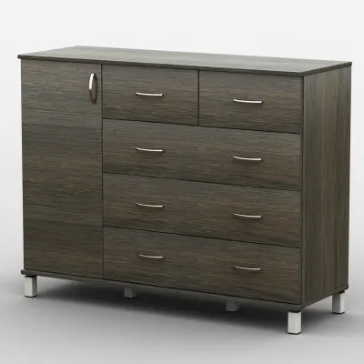 Комод Тиса Мебель АКМ-42 1 Венге 90x45x120 см