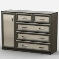 Комод Тиса Мебель АКМ-43 1 Венге Дуб молочний 90x45x120 см Комод Тиса Мебель АКМ-43 1 Венге Дуб молочний 90x45x120 см