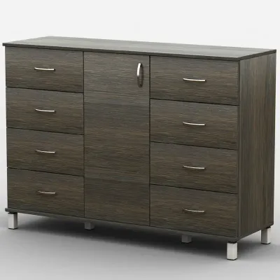Комод Тиса Мебель АКМ-54 2 Венге 60x90x140 см