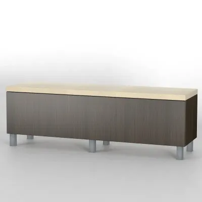 Комод прикроватный Тиса Мебель КП-112 Венге 50x41x140 см