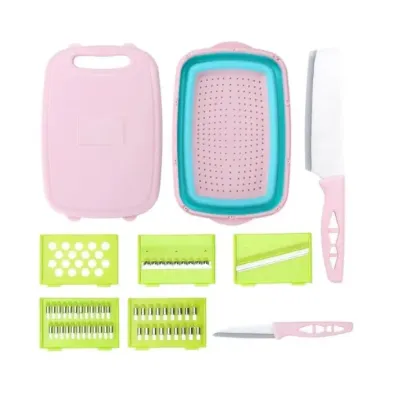 Овочерізка Mandoline Slicer Multifunctionalslicer abd Planing wire slicer універсальна Pink (do045-hbr)