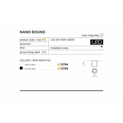 Точковий світильник AZzardo NANO AZ2785 Точковий світильник AZzardo NANO AZ2785
