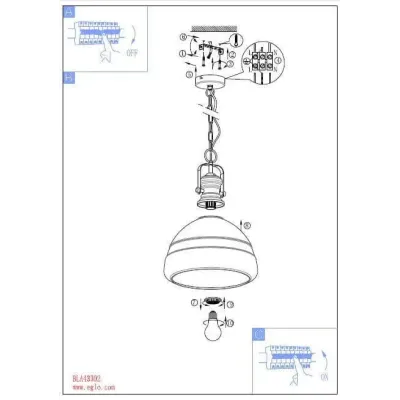 Люстра Eglo COMBWICH 1 43302 Люстра Eglo COMBWICH 1 43302