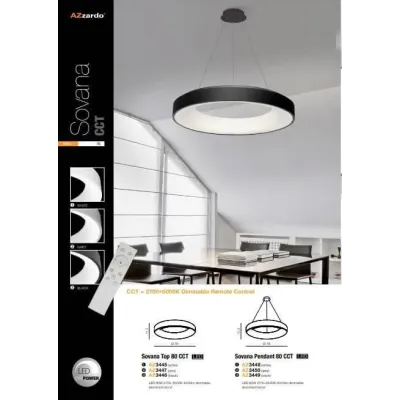 Люстра AZzardo SOVANA 80 CCT LED AZ3449