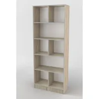 Стелаж Тиса Мебель ШС-800 Дуб сонома 205x35x80 см
