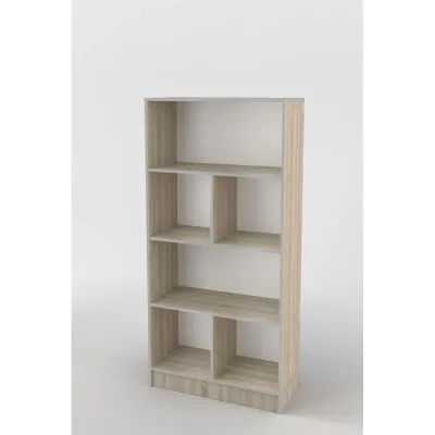 Стеллаж Тиса Мебель ШС-838 Дуб сонома 166x35x80 см