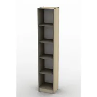 Стелаж Тиса Мебель ШС-10 У Бук 205x35x35 см