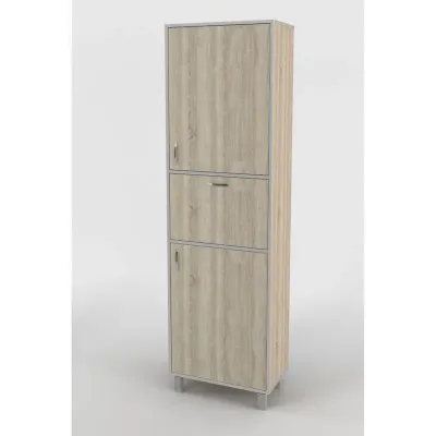 Шкаф-Пенал Тиса Мебель ШС-605 Дуб сонома 205x35x60 см