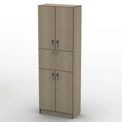 Шкаф-Пенал Тиса Мебель ШС-31 Бук 205x35x70 см
