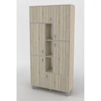 Шафа-Пенал Тиса Мебель ШС-103 Дуб сонома 205x35x100 см
