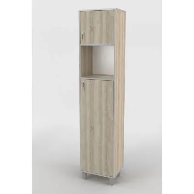 Шафа-Пенал Тиса Мебель ШС-409 Дуб сонома 205x35x45 см