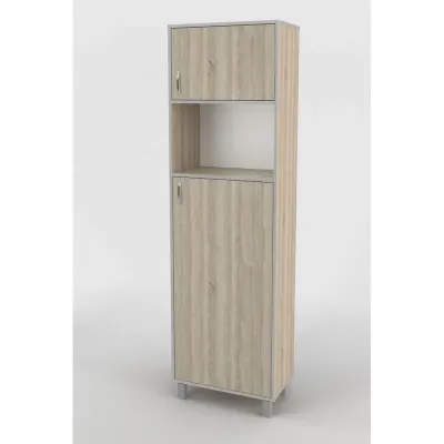 Шафа-Пенал Тиса Мебель ШС-609 Дуб сонома 205x35x60 см
