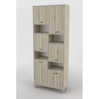 Шафа-Пенал Тиса Мебель ШС-819 Дуб сонома 205x35x80 см