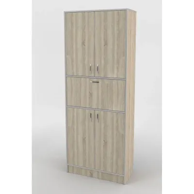 Шафа-Пенал Тиса Мебель ШС-830 Дуб сонома 205x35x80 см