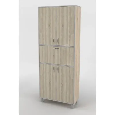 Шафа-Пенал Тиса Мебель ШС-831 Дуб сонома 205x35x80 см
