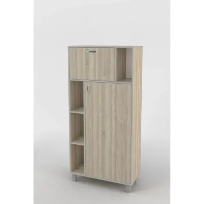 Шафа-Пенал Тиса Мебель ШС-841 Дуб сонома 166x35x80 см