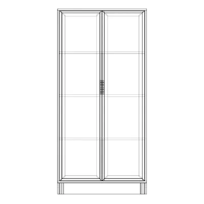 Шафа-Пенал Тиса Мебель ШС-848 Дуб сонома 166x35x80 см