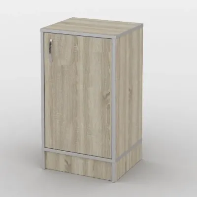 Тумба офісна Тиса Мебель ТМ-100 1 Сонома 75x35x40 см