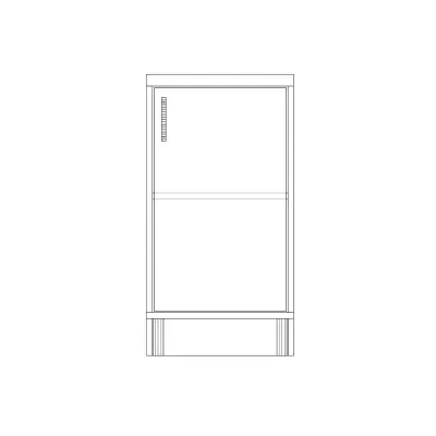 Тумба офісна Тиса Мебель ТМ-101 2 Сонома 76x60x40 см