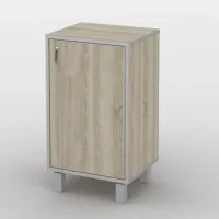 Тумба офісна Тиса Мебель ТМ-102 1 Сонома 75x35x40 см