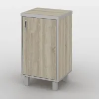 Тумба офісна Тиса Мебель ТМ-103 1 Сонома 76x35x40 см