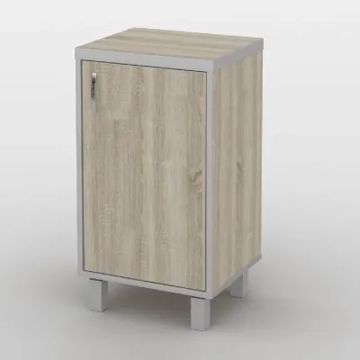 Тумба офисная Тиса Мебель ТМ-103 1 Сонома 76x35x40 см